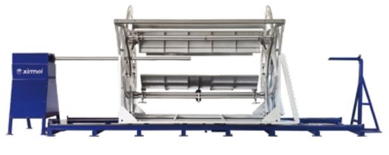 泡を掘り出し 糸を織る機械