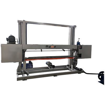 重用安定性 PU 頑丈 120 ILD PU ブロック 160 kg/m3 リボンド 泡ブロック 半自動水平分割機 Epuipped DELTA 制御と最適化された機械設計 頑丈な材料